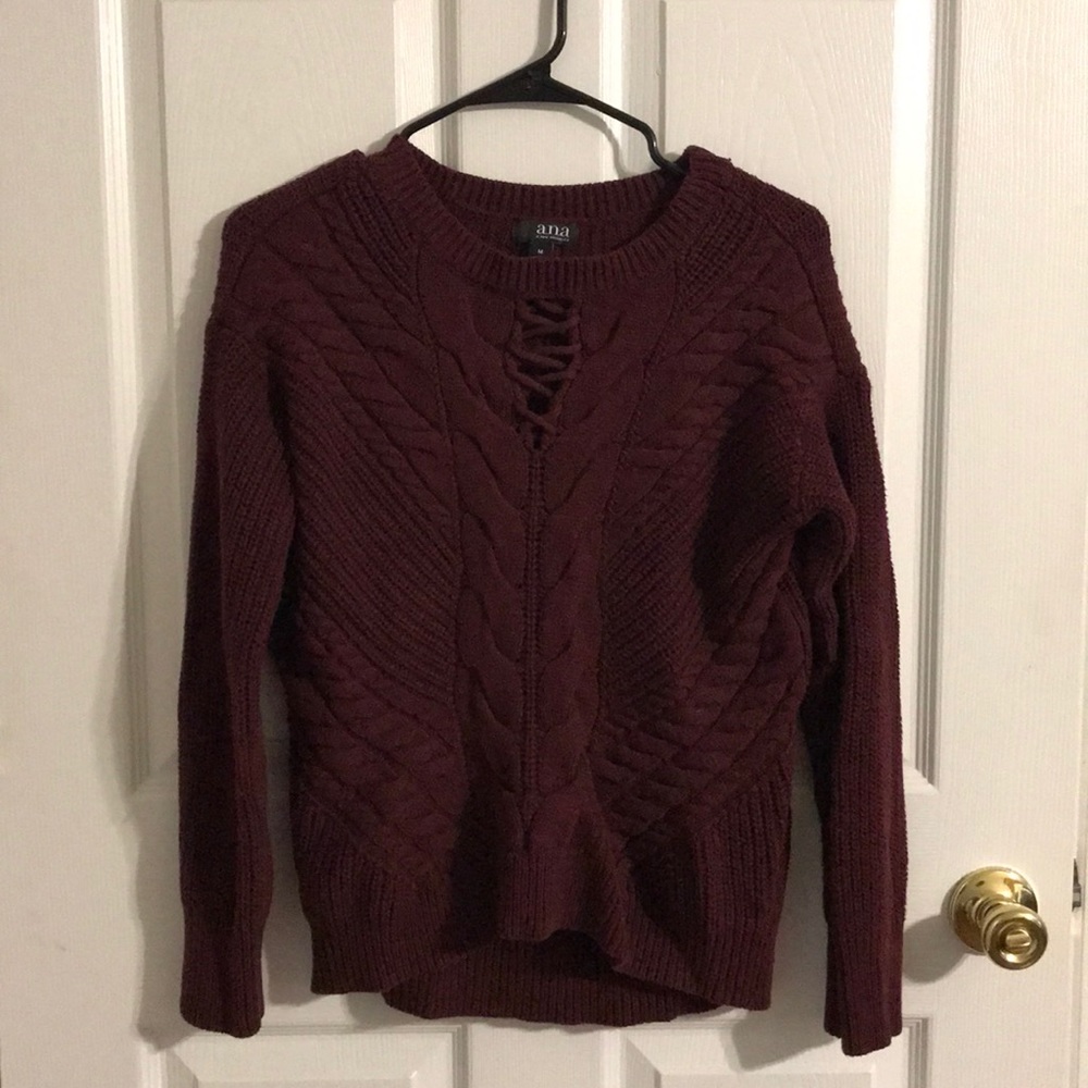 A.n.a. Burgundy sweater